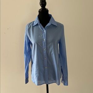 Light Blue Button-soft cotton shirt